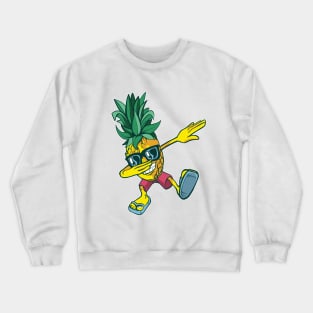 Dabbing Pineapple Sunglasses T shirt Aloha Beaches Hawaii Crewneck Sweatshirt